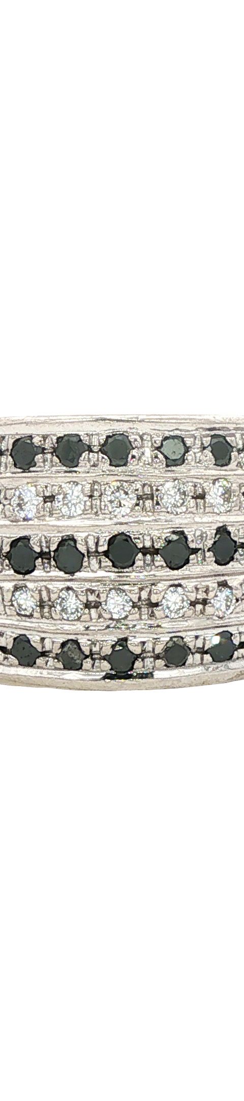 Vintage 14K White Gold Ring with Diamond